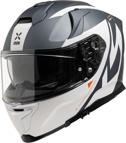 Каска iXS Rapid 2.0 GRAPHIC Matt White-Grey
