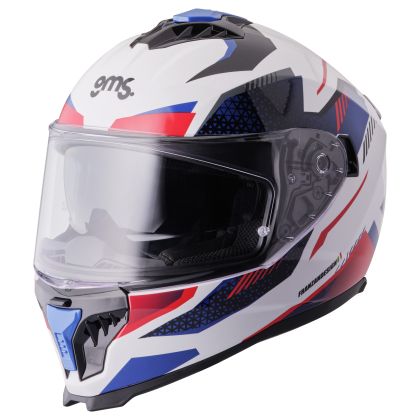 Helmet GMS Gelero White-red-blue