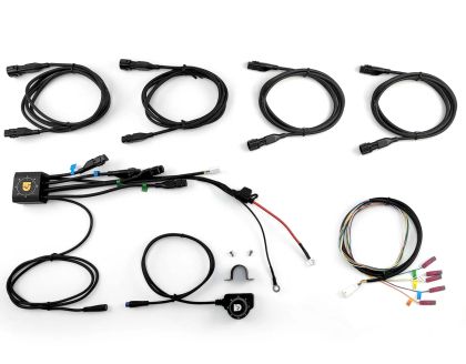 Универсален кабелен сноп за фарове Denali с контролер DialDim™ 