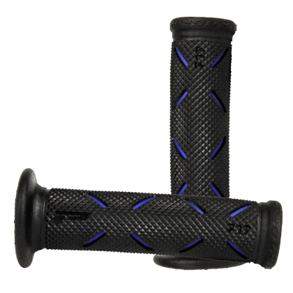 ProGrip 717 Double Density Grips - Black/Blue