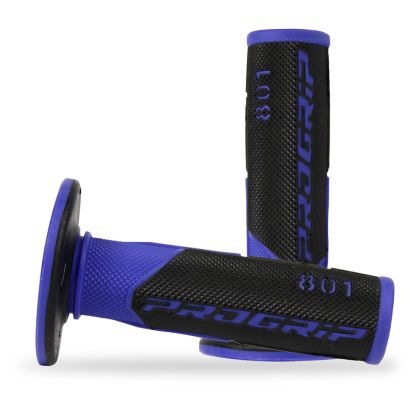 ProGrip 801 Double Density Grips - Black/Blue
