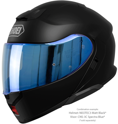 Visor Shoei CNS-3C for Neotec 3 helmets Spectra Blue