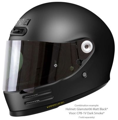 Visor Shoei CPB-1V for Glamster/Glamster 06 helmets Dark