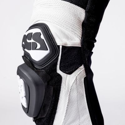 Leather Suit One-Piece iXS Ace 1.0 Black-White-Red