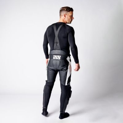 Leather Suit Two-Piece iXS Ace 1.0 Black-White-Red