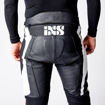 Leather Suit Two-Piece iXS Ace 1.0 Black-White-Red