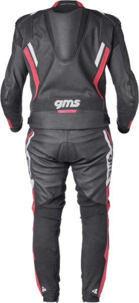 Leather Suit 2 pcs GMS GR-1 Black-Red-White