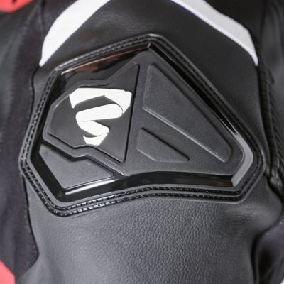 Leather Suit 2 pcs GMS GR-1 Black-Red-White