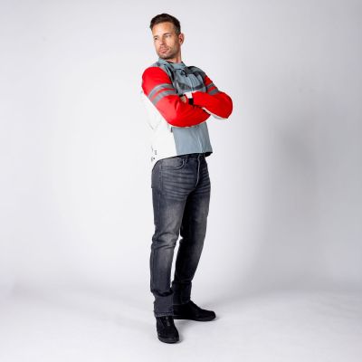 Jacket iXS Rapid-STX 2.2 Blue grey-Red