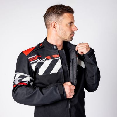 Jacket iXS Rapid-STX 2.1 Black-Red-Grey