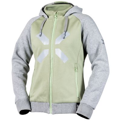 Дамски мото суитчър iXS Rapid 1.0 Light green-Cool grey 