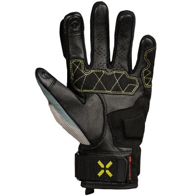 Дамски ръкавици iXS Venture-Air 1.0 Black-Blue grey-Lime yellow 