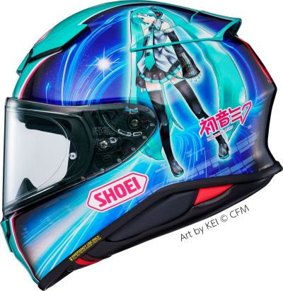 Каска SHOEI NXR2 Hatsune Miku TC-4 