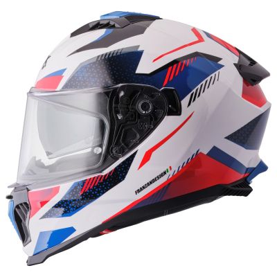 Helmet GMS Gelero White-red-blue