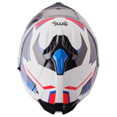 Helmet GMS Gelero White-red-blue