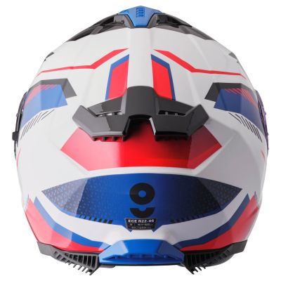 Helmet GMS Gelero White-red-blue