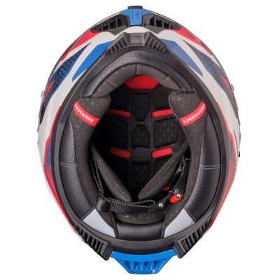 Helmet GMS Gelero White-red-blue