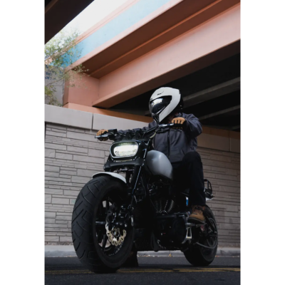 Каска ICON Threshold Solid Gloss White