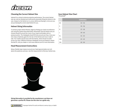 Helmet ICON Threshold Solid Gloss White