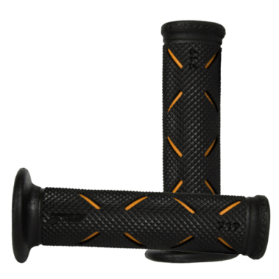 ProGrip 717 Double Density Grips - Black/Orange 