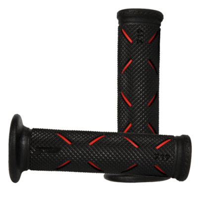 ProGrip 717 Double Density Grips - Black/Red