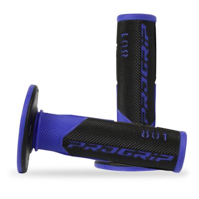 ProGrip 801 Double Density Grips - Black/Blue