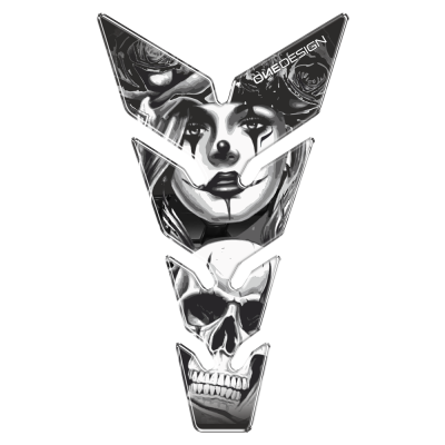 Протектор за резервоар OneDesigin WOMAN W/SKULL PAD13P