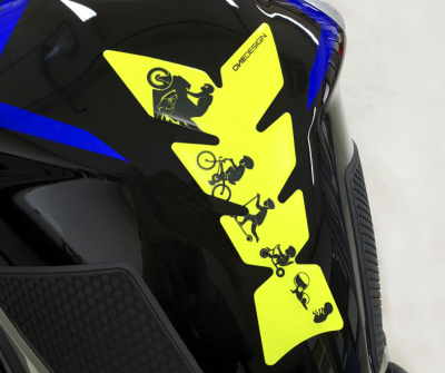 Протектор за резервоар OneDesigin MATT FLUO YELLOW CGMOON22P