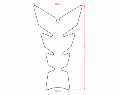 Tank pad OneDesigin CARBON LOOK CGMOON18P