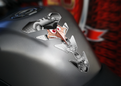 Протектор за резервоар OneDesigin JOKER GREY CGEXS71WP