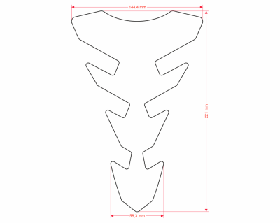 Tank pad OneDesigin ITALIAN FLAG CGEXS77P