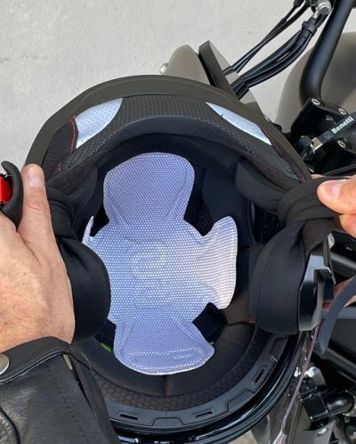 Подложка за каска OJ Flower Grey