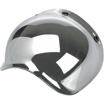 Biltwell Universal Bubble Shield Anti-Fog Chrome Mirror