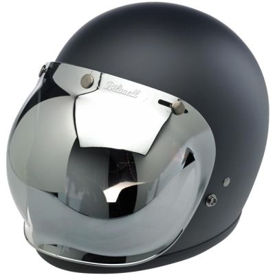 Biltwell Universal Bubble Shield Anti-Fog Chrome Mirror