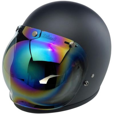 Biltwell Universal Bubble Shield Anti-Fog Rainbow Mirror