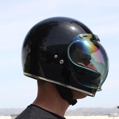 Biltwell Universal Bubble Shield Anti-Fog Rainbow Mirror