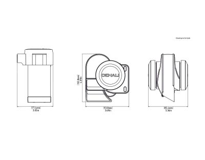 Клаксон Denali SoundBomb™ Split Dual-Tone Air