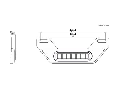 Стоп модул Denali B6 Brake Light Visibility с планка за номер