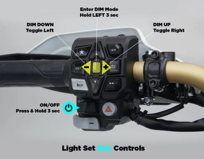Кабелен к-т за фарове Denali с контролер CANsmart™ за Honda Africa Twin 1100 (CRF1100L & NT1100 2025+)