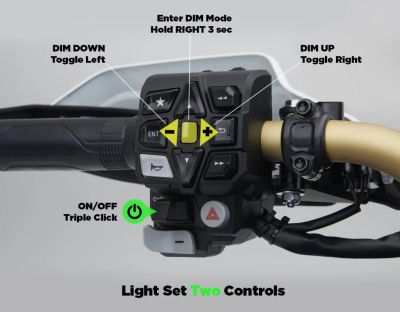 Кабелен к-т за фарове Denali с контролер CANsmart™ за Honda Africa Twin 1100 (CRF1100L & NT1100 2025+)