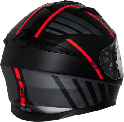 Каска iXS 217 2.0 Black-Red Matt