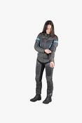 Дамско лятно яке iXS Trigonis-Air dark-grey-turquoise