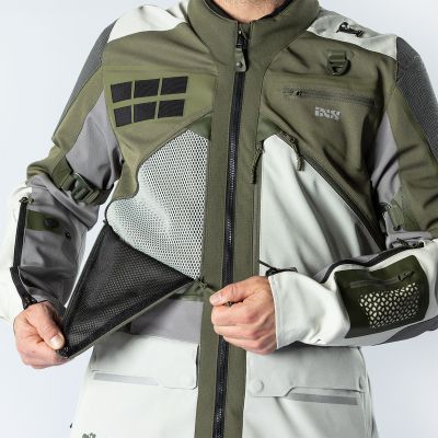 Jacket iXS Venture-Air 1.0 light grey-olive